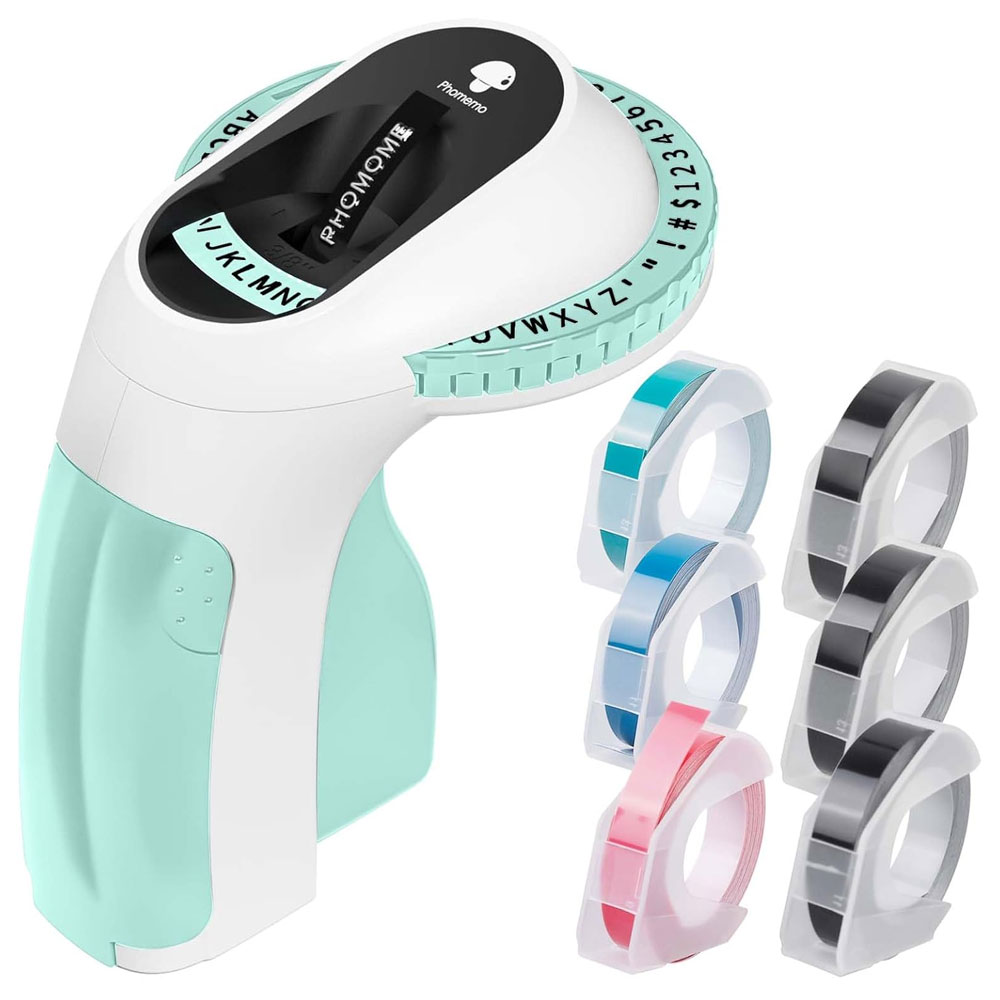 Label Printer Tape - E975 Kabartmalı Etiket Yazıcısı, 3D Etiket