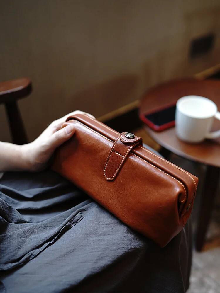 Tan Stationery & Office Supply - MissDeer Sebze Tabaklanmış İnek Deri Basit