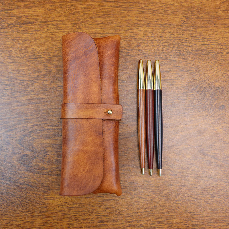 Tan Stationery & Office Supply - Kore Tarzı Vintage Bitkisel Tabaklanmış Deri