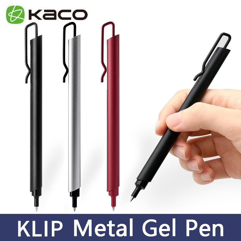 Stationery Supplies Business - Kaco Metal jel kalem 0.5MM siyah