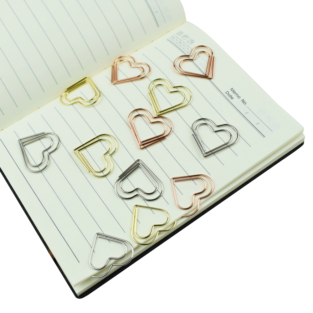 12 Parçalı Set Kalp Ataşları R - Binder Clip Assorted incelemesi ve fiyatı