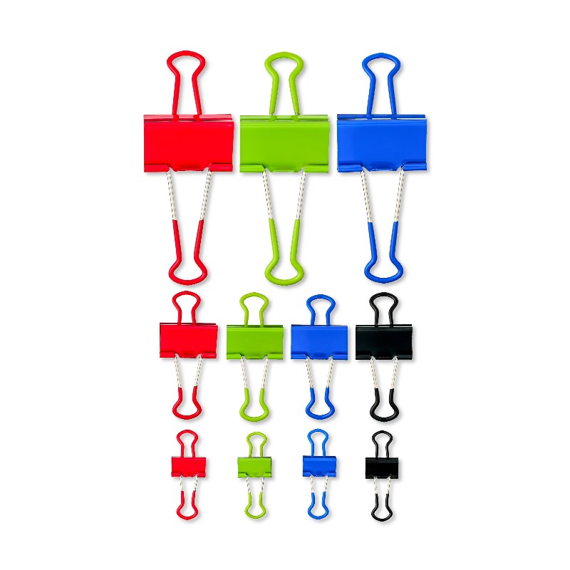Kısa Klipsler, Çeşitli Renkler - Binder Clip Assorted incelemesi ve fiyatı