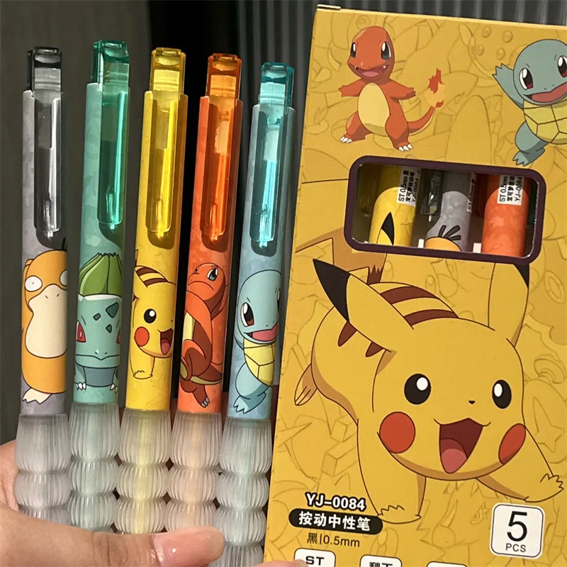 5 adet Pikachu Jel Kalem Seti  - Gel Ink Pen Set incelemesi ve fiyatı