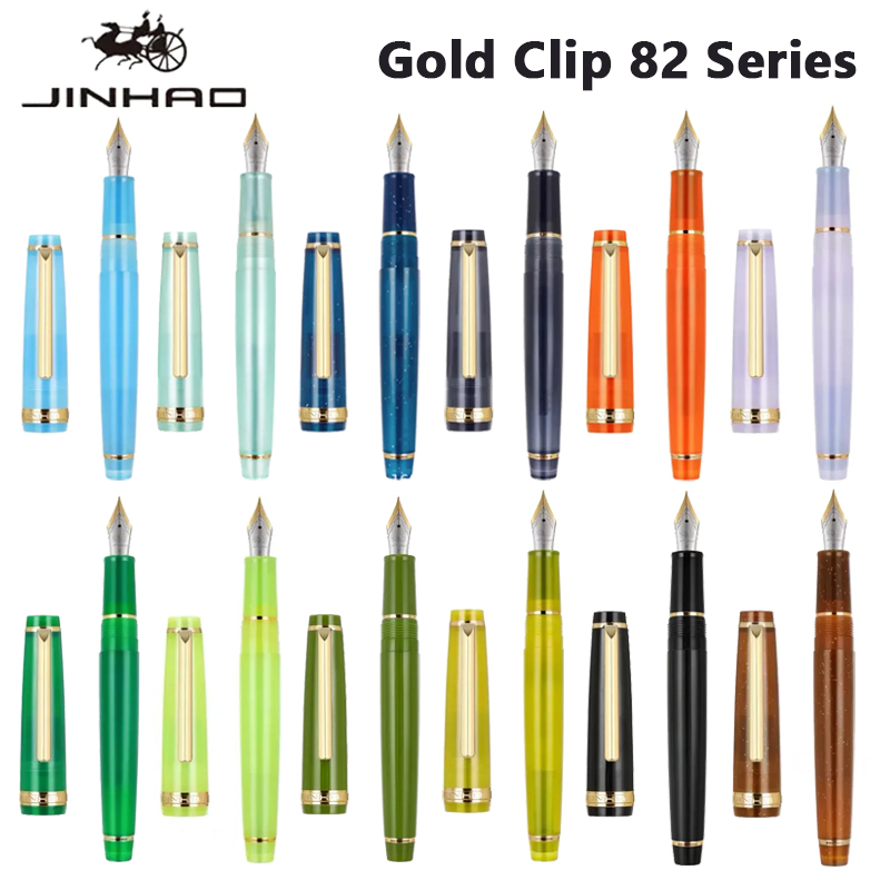 Jinhao 82-dolma kalem altın kl - Stationery Supplies Business incelemesi ve fiyatı