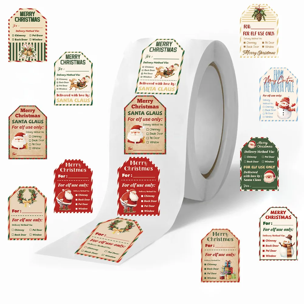 500 Adet Noel Etiket Rulosu, N - Label Printer Tape incelemesi ve fiyatı