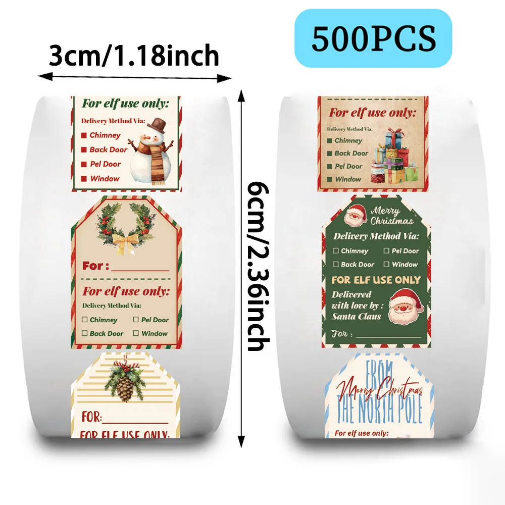 500 Adet Noel Etiket Rulosu, N - Label Printer Tape incelemesi ve fiyatı