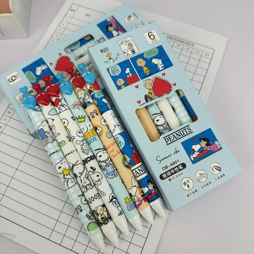6 Adet Snoopy Jel Kalem Seti 0 - Gel Ink Pen Set incelemesi ve fiyatı