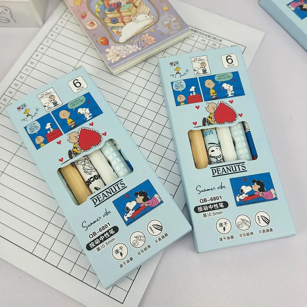 6 Adet Snoopy Jel Kalem Seti 0 - Gel Ink Pen Set incelemesi ve fiyatı